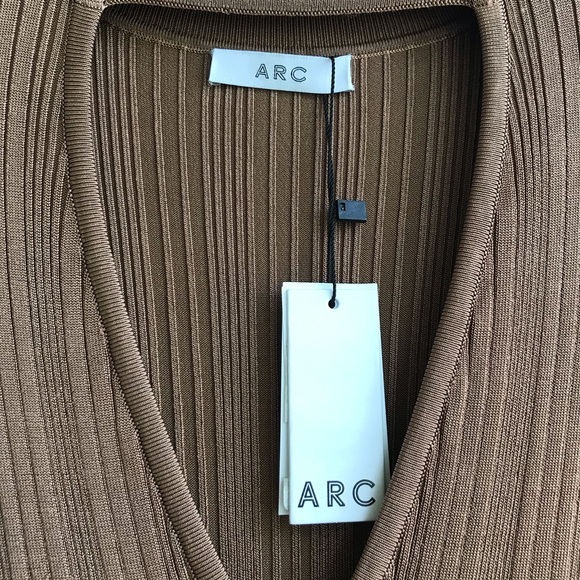 ARC Dorit Hazel Ribbed Knit Bodycon Maxi Dress - Picture 5 of 8